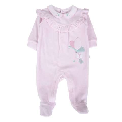 Osito Bebé Niña Rosado Pillin