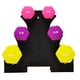 thumbnail image 2 of Juego de mancuernas de neopreno Fitvids de 1 a 2 kg con soporte, 2 of 4