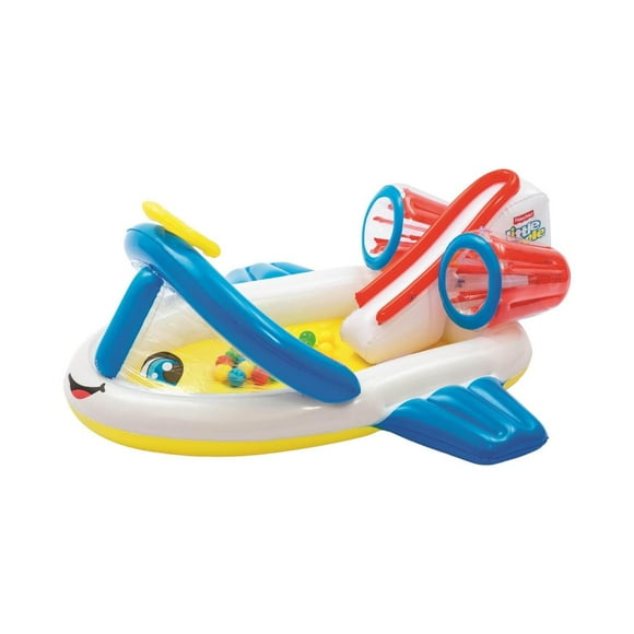 Avion Inflable Piscina De Pelotas 165x152x61cms Blanco Tamano Unico