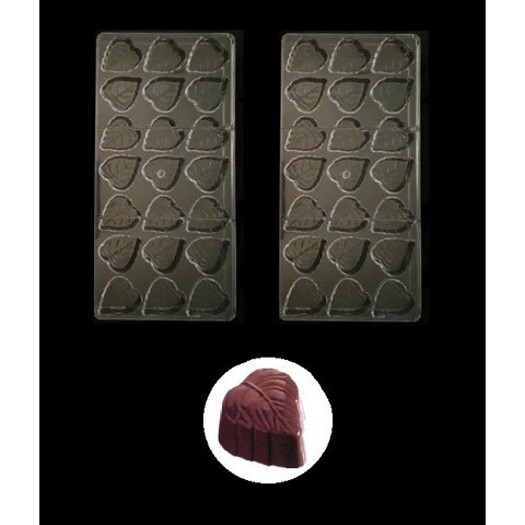Genérico - Pack X2 Moldes Chocolate Molde Para Chocolate Molde De Hojas