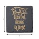 thumbnail image 4 of Juego de 4 pizarras Coasters American Atelier, absorbentes, 10 x 10 cm, color dorado, 4 of 7