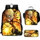 thumbnail image 1 of 3Pcs Set My Hero Mochila Academia Backpacks with Lunch Bags Pencil Case ,Cartoon Large Capacity School Bags for Grade 1-5, 1 of 3