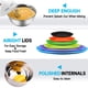 thumbnail image 3 of Juego de bowls para mezclar WEPSEN de acero inoxidable, 23 piezas, con tapas y tazas medidoras, 3 of 7