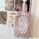 thumbnail image 1 of Stylish Plaid Schoolbag: Large Capacity Checkerboard Backpack for Everyday & Travel Use, 1 of 5