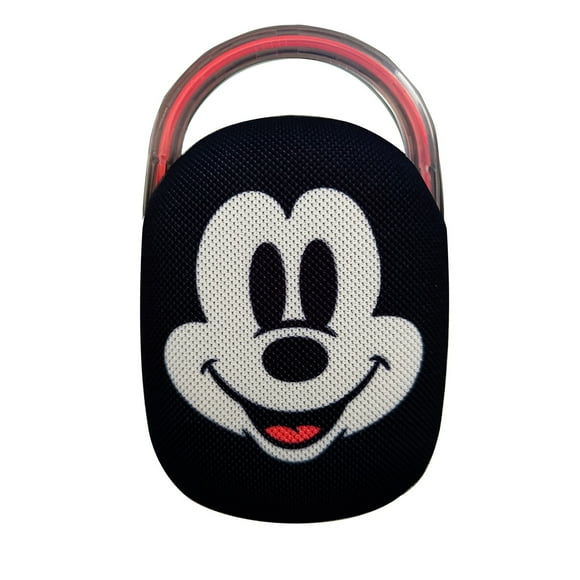 Parlante Portatil Bluetooth Mickey Mouse 5w Clip Luz Disney