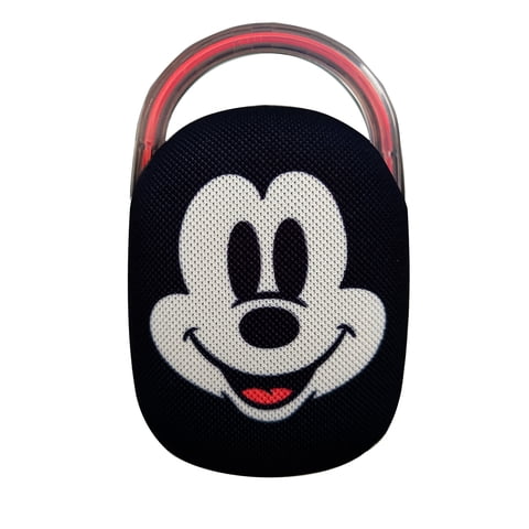 Parlante Portatil Bluetooth Mickey Mouse 5W Clip Luz Disney