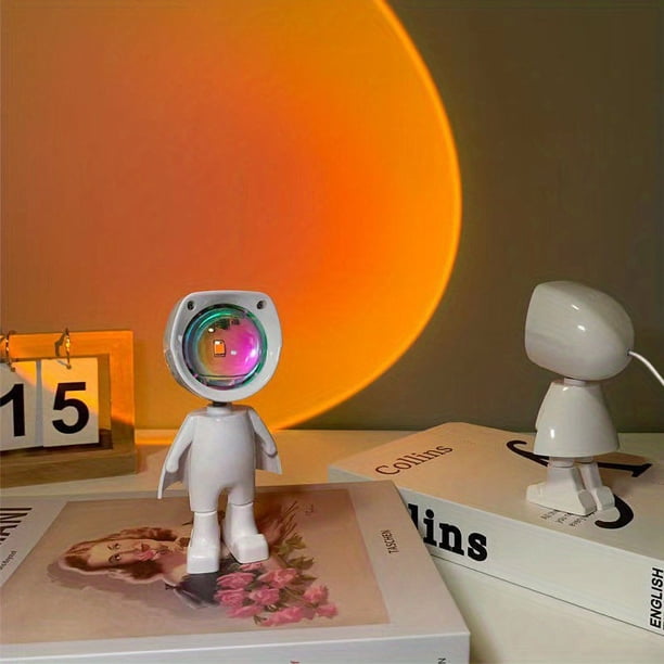 Sunset Light Atmosphere Sunset Sunset Projection Light Internet Celebrity Photo Photography Light Cute Robot Night Light Gift