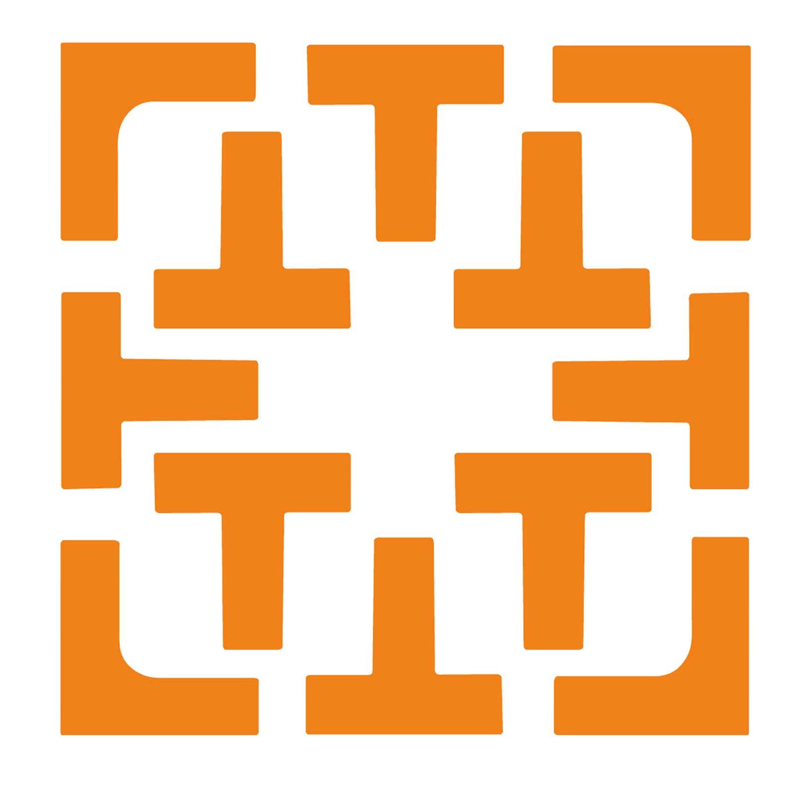 Ioensy - Pickleball Court Marker Mini Cancha De Tenis Al Aire Libre Para Tenis Entrenamiento Deportivo Naranja