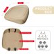 thumbnail image 2 of Cobertura de asiento BEITK de cuero sintético beige - 1 unidad, 2 of 6