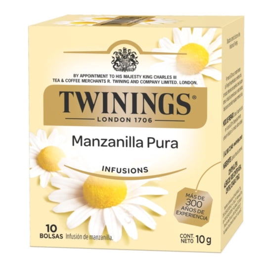 Té Manzanilla Pura Caja 10 g Twinings