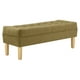 thumbnail image 2 of Banqueta Wood 2c Felpa 05 Verde Musgo, 2 of 4