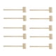 thumbnail image 2 of Mini Martillos De Madera Para Chocolate, Martillo De Madera Natural Multiusos 10 Piezas 14,7 Cm, 2 of 5