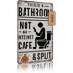 thumbnail image 1 of Letrero esto baño no cibercafé 20x30 cm divertido inodoro arte pared metal vintage estaño granja aseo hogar oficina 2 uds, 1 of 7