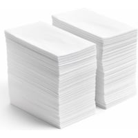 Luxe Paper Disposable Hand Towels - Toallas De Mano Desechables Luxe Paper, 50 Unidades, Color Blanco, 30 X 40 Cm