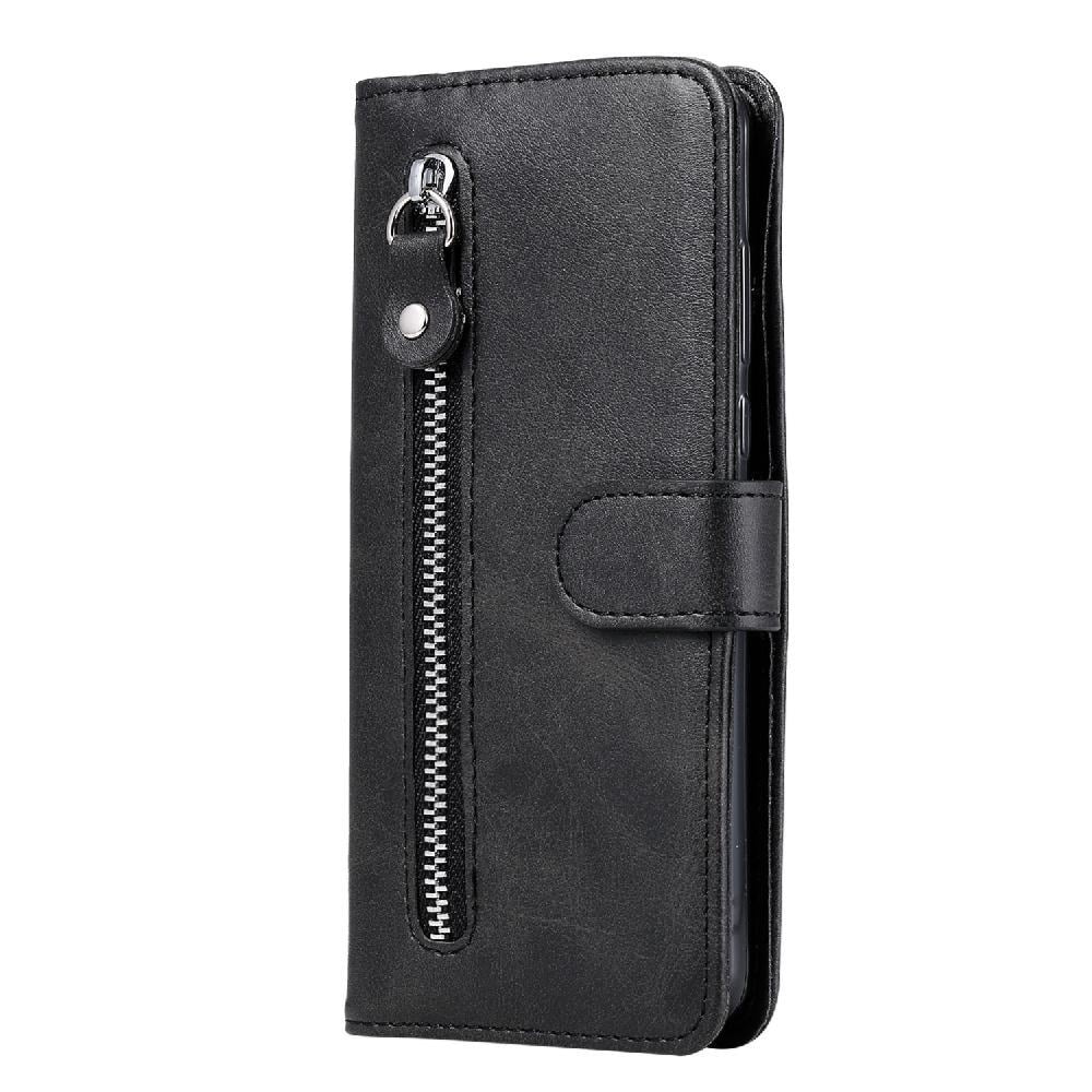 Gangxun - Funda Con Cremallera Para Xiaomi Redmi Note 10s, Carcasa Cartera De Cuero Pu Con Soporte Y Tarjetero