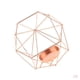 thumbnail image 3 of 6Pcs 3D Geometric Wedding Party Candelero Vela Tealight Holder Rose Gold, 3 of 6