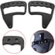 thumbnail image 4 of Manijas de agarre delanteras y traseras AuInLand para Jeep JK Wrangler de 2 y 4 puertas (2007-2018), color negro mejorado, 4 of 7