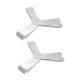 thumbnail image 2 of Sujeta-aletas Elásticos Fáciles De Poner Y Seguros Para Natación Subacuática, Deportes Acuáticos, Color Blanco, Talla M 39 A 41, 2 of 5