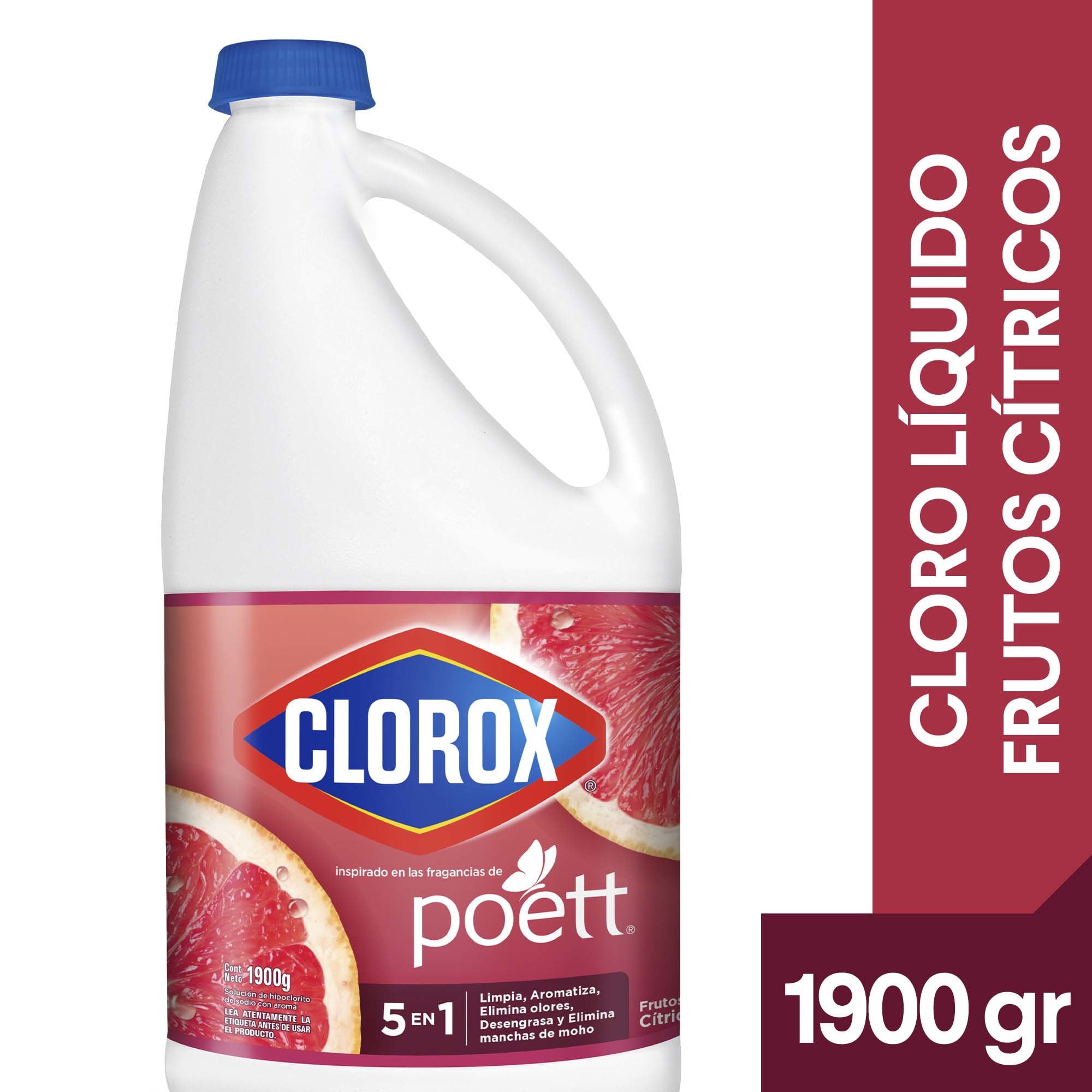 Cloro Líquido Con Fragancias Citric Botella 1900 ml Clorox