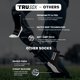thumbnail image 4 of Calcetines Trusox 3.0 con agarre acolchado - Negro - Talla Grande, 4 of 8