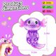 thumbnail image 2 of Pelota Antiestrés EQOA Axolotl Squishy Morado, 2 of 7