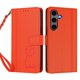 thumbnail image 3 of Funda Cartera Trébol para Samsung Galaxy S25 Plus con Ranuras Tarjetas y Carga Inalámbrica Naranja, 3 of 6