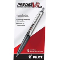 Pen Pilot Precise V5 Rt Recargable Y Retráctil Negro X12