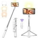 thumbnail image 1 of Trípode De Palo De Selfie Bluetooth Con Luz De Llenado, Soporte De Trípode De Selfie De Viaje Ligero Escalable, Control Remoto Inalámbrico, Transmisión En Vivo, Videoconferencia, 1 of 6
