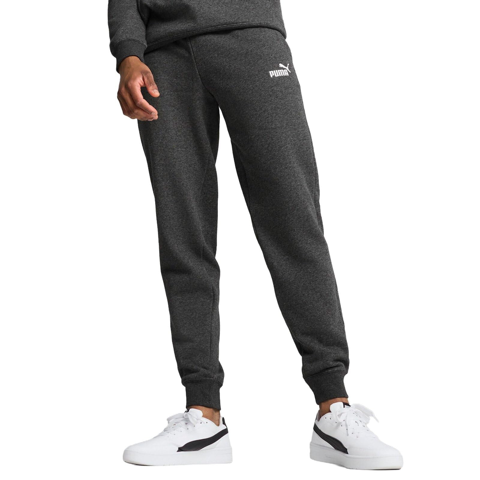 Pantalones Deportivos Puma Essentials De Forro Polar Para Hombre, Color Gris Oscuro, Xxl