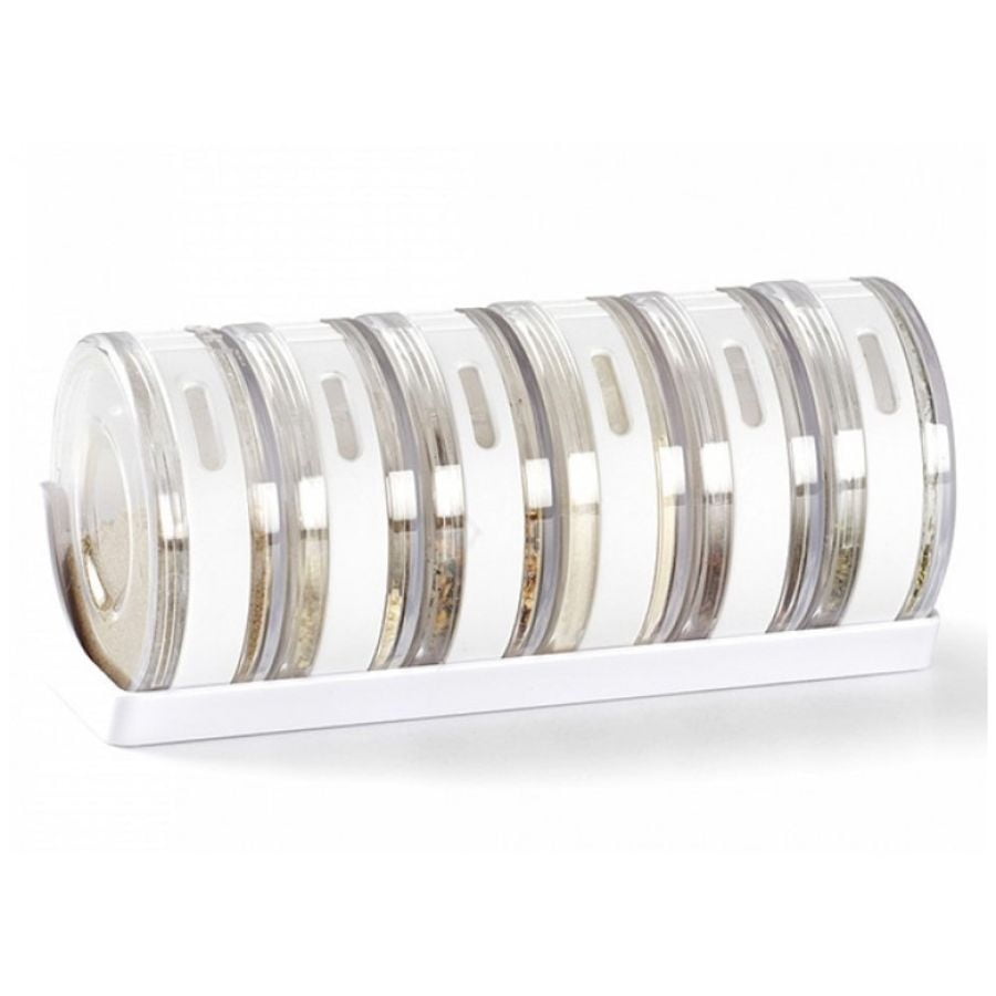 Click Ventas - Rack Tarros Redondos De Especias 6 Espacios Condimentos