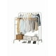 thumbnail image 1 of Perchero Organizador Ropa Doble Blanco Metal, 1 of 3