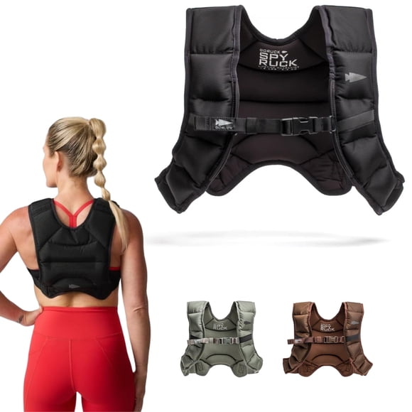 Chaleco Con Peso Spy Ruck 7 25 Kg Ajuste Regulable Negro