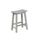 thumbnail image 1 of Taburete Benjara Accent Saddle Design, madera, gris, 1 of 6