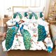 thumbnail image 1 of Peacock-Cat Owl Koala Nature Cute Animal Comforter Bedding Set Duvet Cover Set Pillowcase Home Luxury, 1 of 5