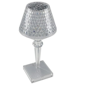 Disparo - Lampara Adorno De Cristal 3 Modos Luz Tactil Usb Deco