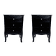 thumbnail image 1 of Set 2 Veladores Dormitorio Imperia 3 Cajones Negro, 1 of 7