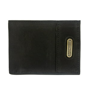Gino Rodinis - Billetera De Cuero Graso Hombre 110 Negro