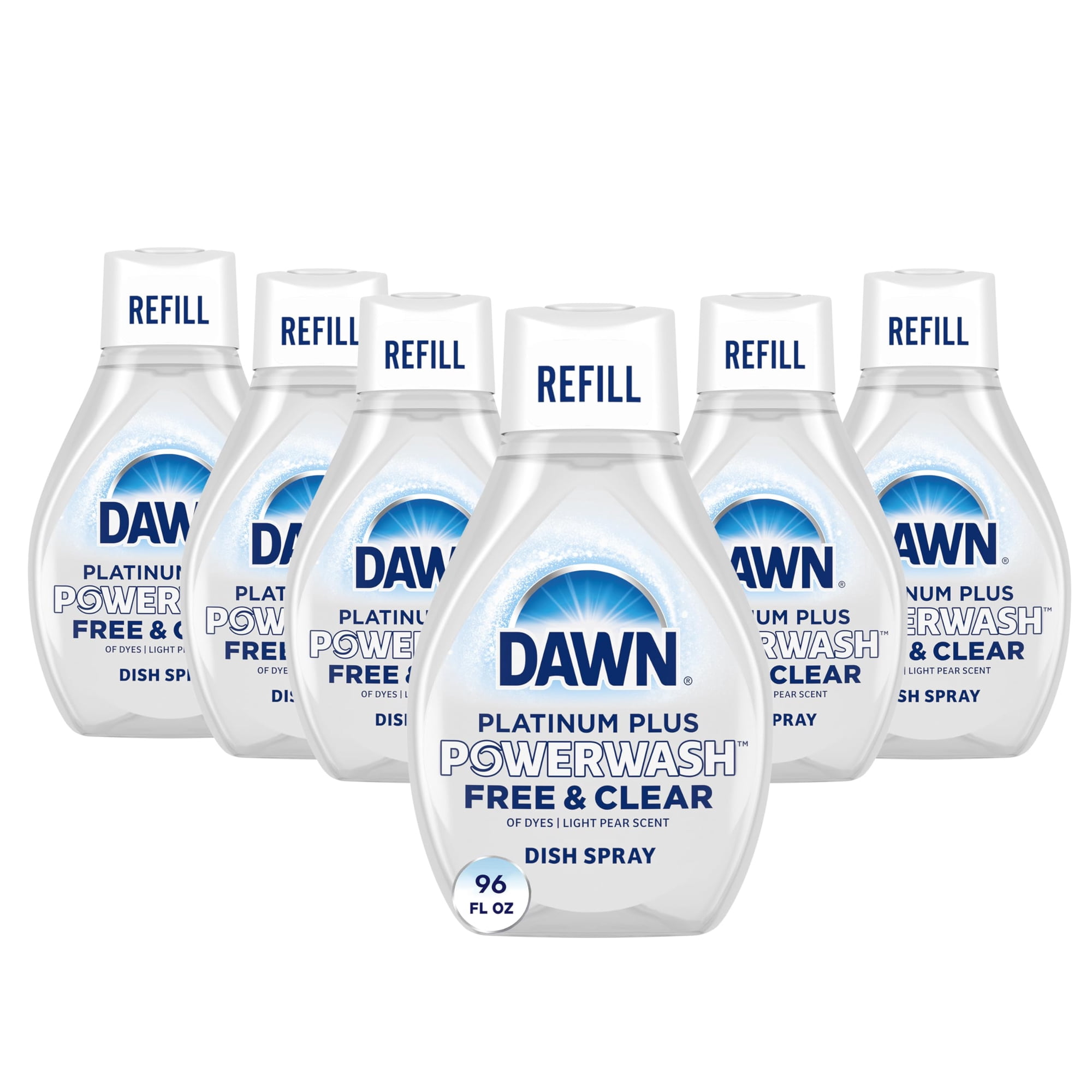 Spray Para Platos Dawn Free & Clear Powerwash Con Aroma A Pera, 473 Ml (6)