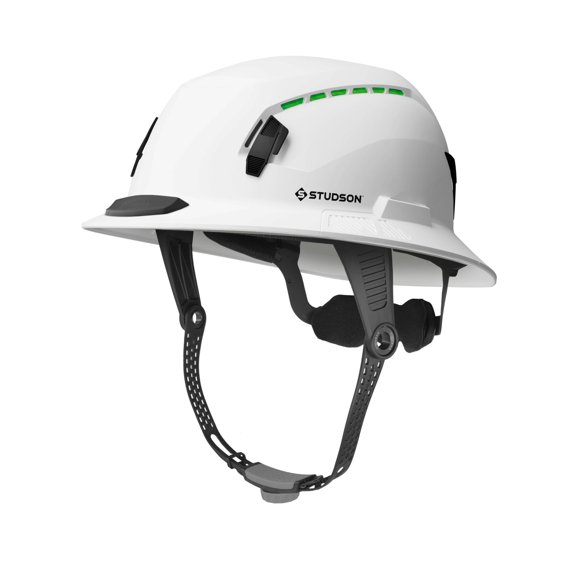 Casco STUDSON SHK-1 de Borde Completo Ventilado Blanco