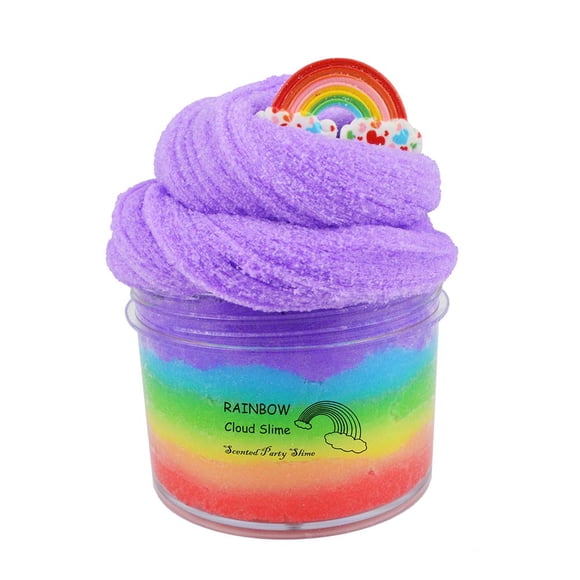 Slime ICHICHI Rainbow Cloud, 200 ml, no pegajoso, con aroma supersuave