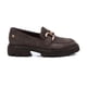 thumbnail image 2 of Mocasines Mujer Cuero Con Hebilla Dorada Gris Carmela gris 39, 2 of 5