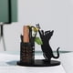 thumbnail image 2 of Cat Pen Holder para escritorio Cat Black Cute Pencil Holder Accesorios de escritorio de metal Organizador Maquillaje Cepillo Bolígrafo Tazas para la decoración del hogar de la oficina Mesa P, 2 of 3