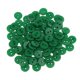 thumbnail image 4 of 100 Botones Redondos De Resina De 2 Agujeros De Color Caramelo Para Coser Manualidades, álbumes De Recortes, 1 Cm, Verde, 4 of 5