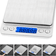thumbnail image 4 of Báscula de cocina digital, báscula de letras, báscula doméstica, báscula fina con función de tara 3 kg x 0,1 g con pantalla LCD, plataforma de acero inoxidable, 4 of 8