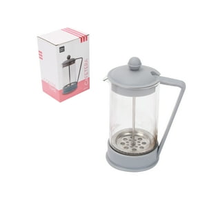 Homewell - Cafetera Francesa Prensa Vidrio Gris 600Ml
