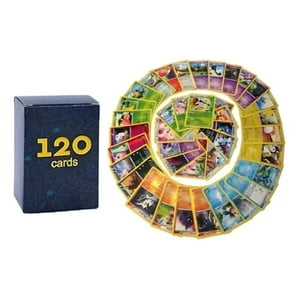 Lote De 120 Cartas Pokémon Originales Incluye 5 Holográficas Azul