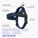 thumbnail image 5 of Arnés para perro Dog Friendly Co XL azul marino, 5 of 9