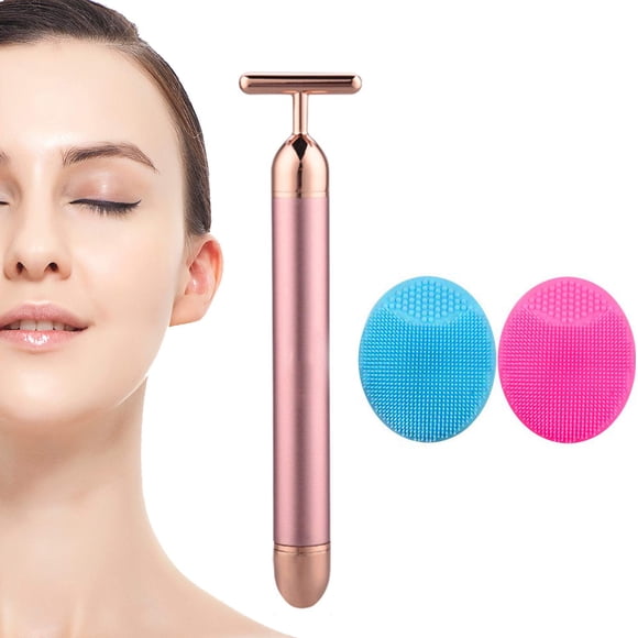 Masajeador facial en forma de T Beauty Bar Marfort Rose Gold