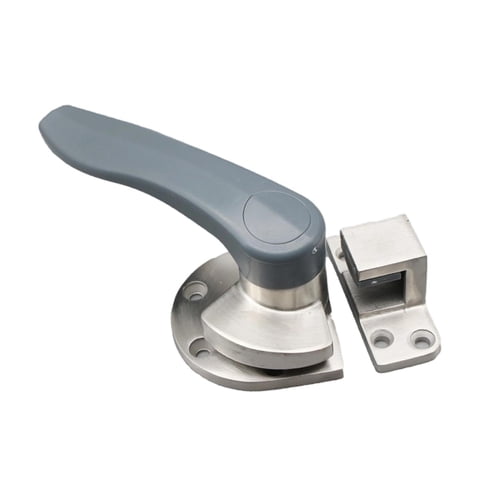 Bothyi - Cerradura De Manija De Puerta De Gabinete De Vapor, Manija De Puerta Cerrada Para Equipo De Inspección, Acero Para Izquierda