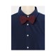 thumbnail image 5 of INSPIRE CHIC Pajaritas de Hombre Pre-Anudadas Correa Ajustable Pajarita de Punto de Color Sólido Vino Rojo, 5 of 5